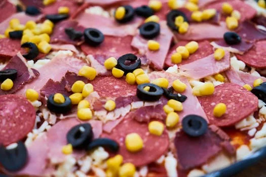 meat lovers pizza bacon sausage