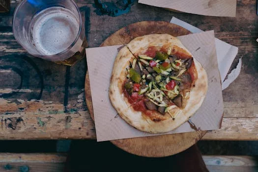 lunch special small pizza salad combo